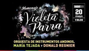 Afiche Violeta Parra_Concierto OIA 2017