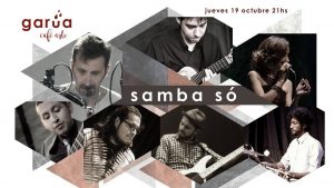 Afiche Concierto Samba Só con Claude_oct 2017